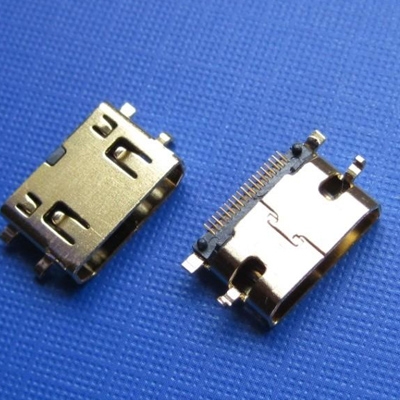 廈門HDMI C TYPE SMT 母座 Sinking0.8MM型