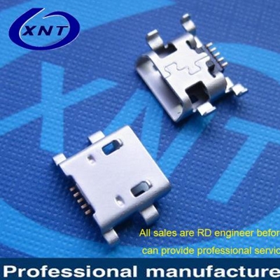 廈門microUSB B type 5pin (焊腳:SMT, 外殼:DIP)