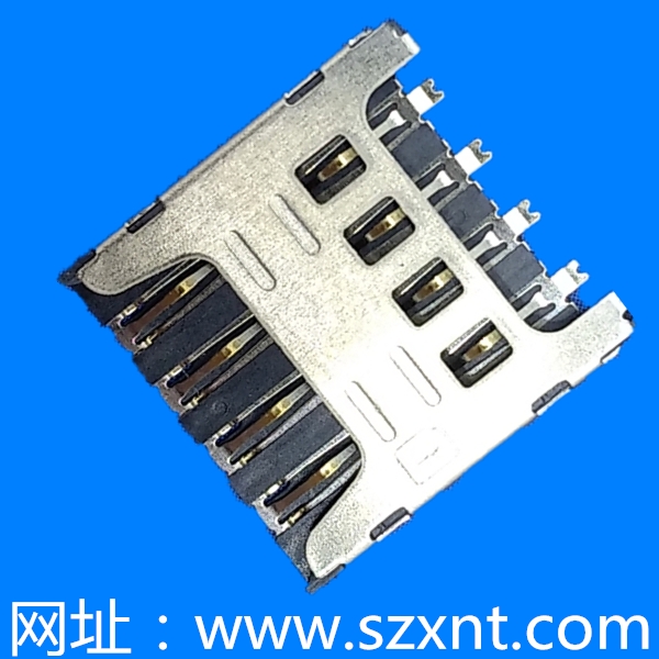 廈門microSim No-push type 8pin （H=1.50）