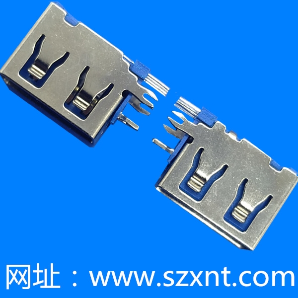 廈門USB 側(cè)插 短體 藍(lán)膠