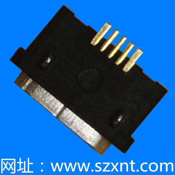 廈門MICRO USB 板上平口 防水 長頭