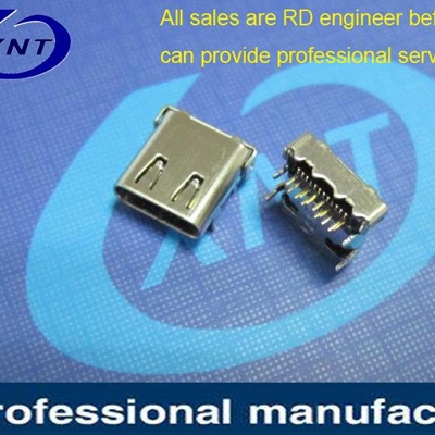 張家港USB terminal DIP+SMT shell pitch 4.40